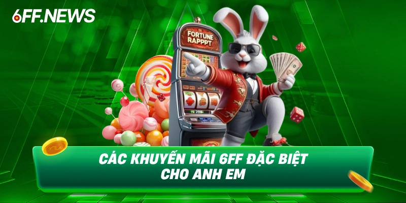 Các khuyến mãi 6FF đặc biệt cho anh em