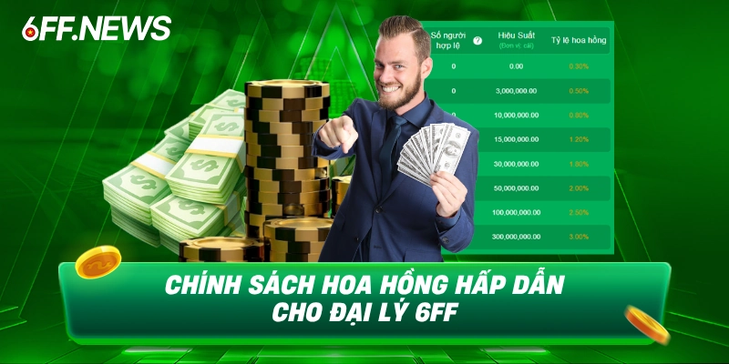 Chính sách hoa hồng hấp dẫn cho đại lý 6FF